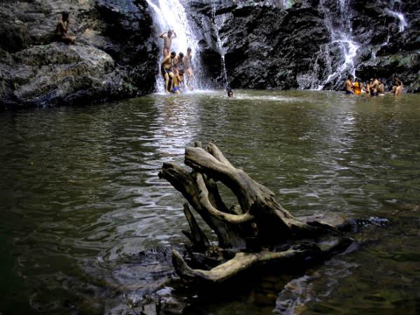 വെള്ളച്ചാട്ടത്തിലെക്കുളി