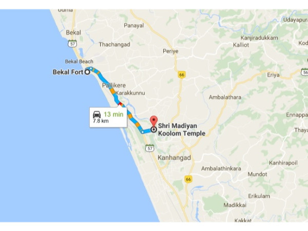 14. മഡിയന് കൂലോം, 8 കി മീ