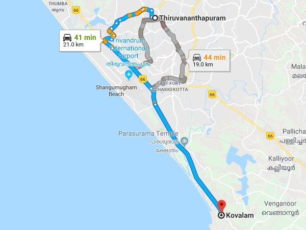 ഉള്ളൂര്-ആക്കുളം വഴി
