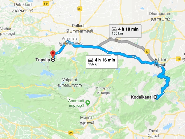 ടോപ്സ്ലിപ്-കൊടൈക്കനാല്