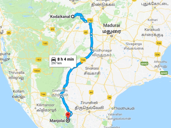കൊടൈക്കനാല്-മാഞ്ചോലൈ