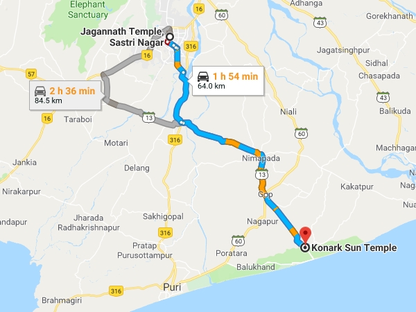 പുരിയില് നിന്നും കൊണാര്ക്കിലേക്ക്