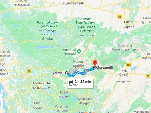 അടിമാലിയില് നിന്നും സെല്ലിംപാറ