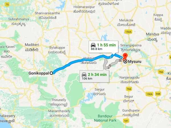 ഗൊണിക്കൊപ്പല്-മൈസൂര്