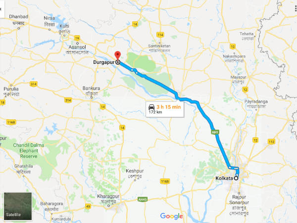 എങ്ങനെ കൊൽക്കത്തയിൽ നിന്ന് ദുർഗാപൂരിലേക്ക് എത്തിച്ചേരാം