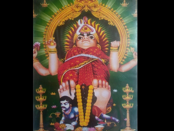 മലന്നു കിടക്കുന്ന ദേവി
