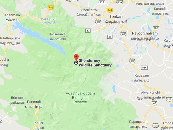 ചെന്തുരുണിയിലെത്താൻ