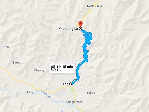 ലേയിൽ നിന്നും കർദുങ് ലായിലേക്ക്