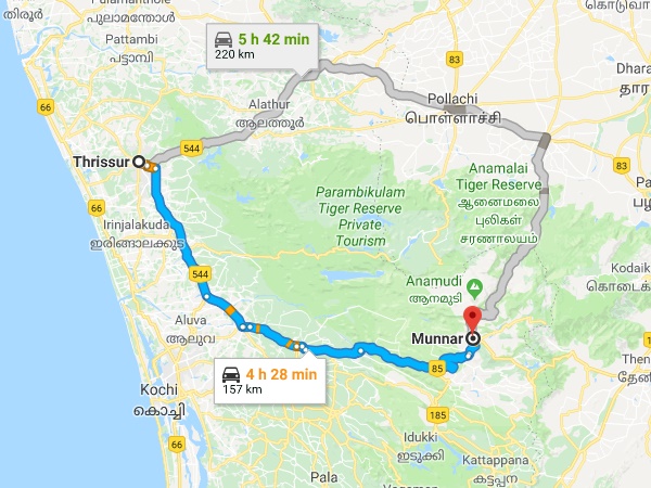 തൃശൂർ-മൂന്നാർ റൗണ്ട് ട്രിപ്പ്