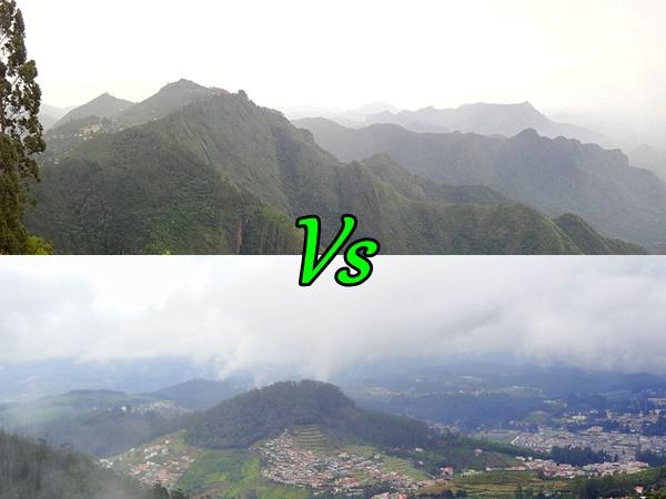 ഊട്ടി vsകൊടൈക്കനാൽ