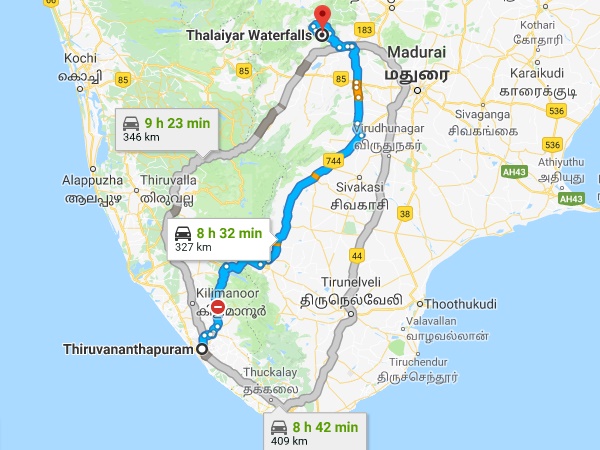 തിരുവന്തപുരത്തു നിന്നും വരുമ്പോൾ
