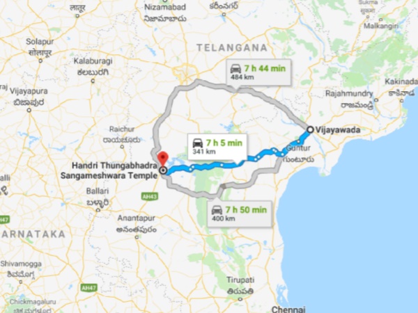 ക്ഷേത്രത്തിലെത്താൻ