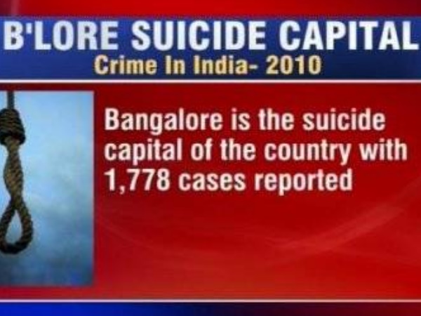 ഏറ്റവും അധികം ആത്മഹത്യ നിരക്കുള്ള ഇടം