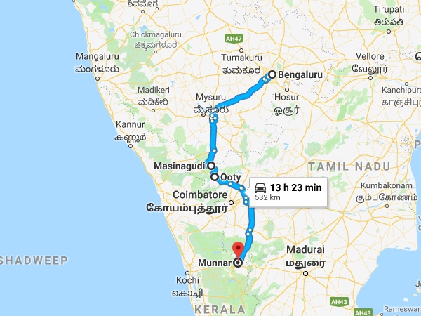 റൂട്ട് 3: മൈസൂർ റൂട്ട്
