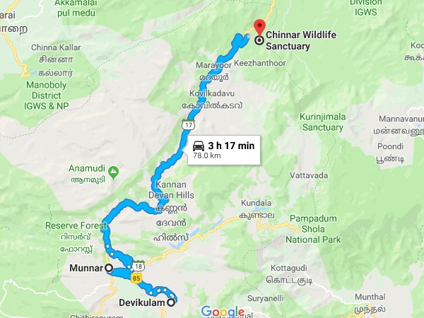 മൂന്നാറിൽ നിന്നും
