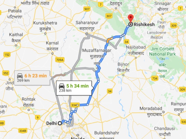 ഡെൽഹിയിൽ നിന്നും ഋഷികേശിലേക്ക്