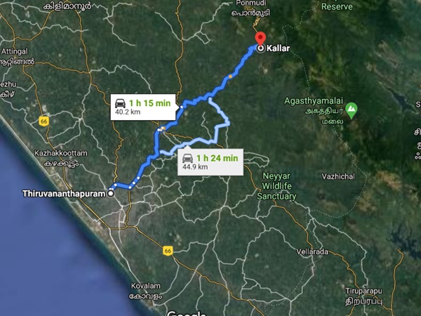 കല്ലാറിൽ എത്തുവാന്